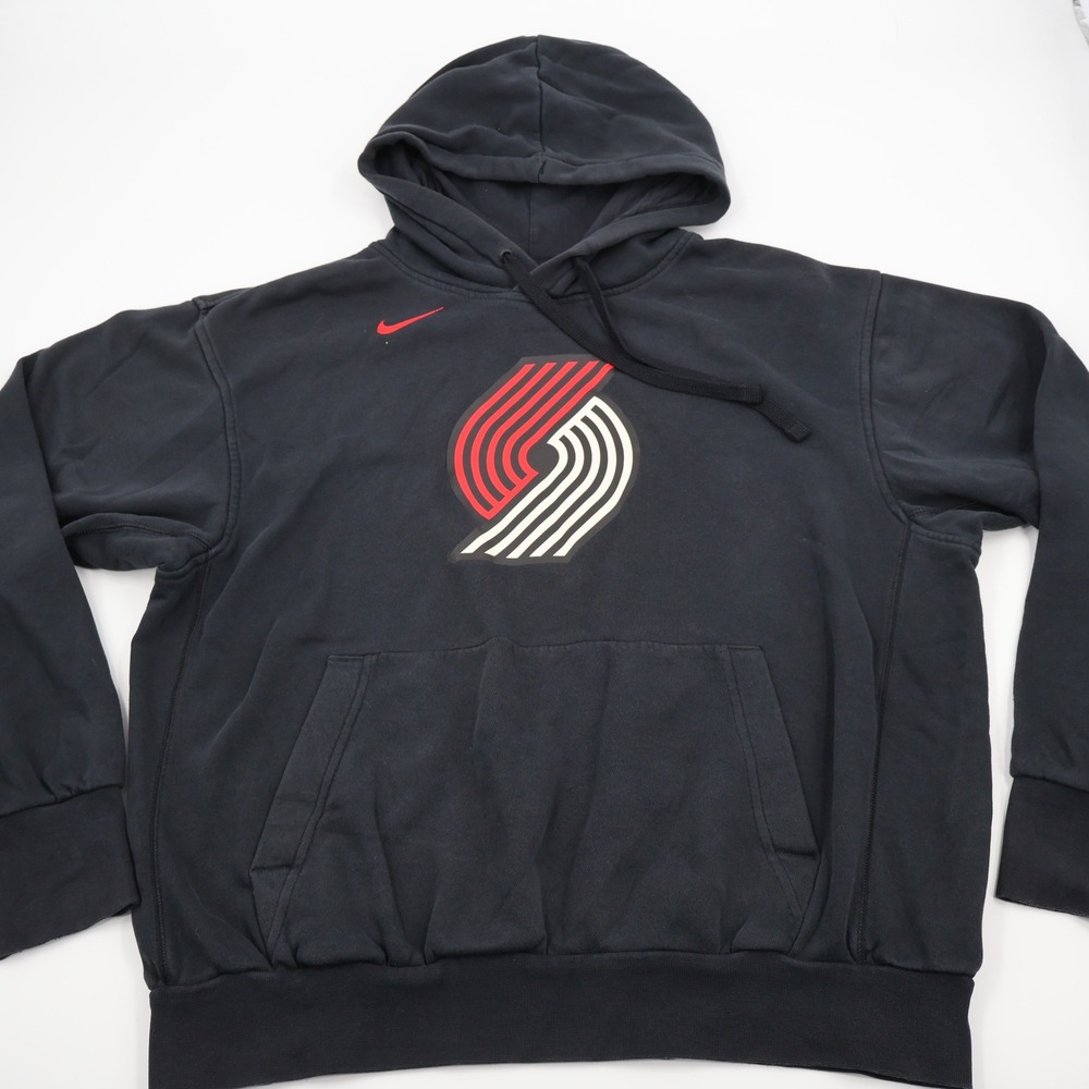 Nike Portland‎ Blazers Hoodie Mens Medium Black NBA Pullover DN8644-010